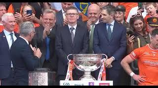 JARLATH BURNS SPEECH FOR THE AGES - ARMAGH V GALWAY - 2024 ALL IRELAND FOOTBALL FINAL