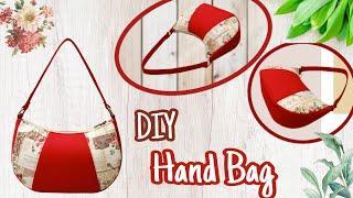 DIY Hand Bag Tutorial & Pattern/Shoulder Bag