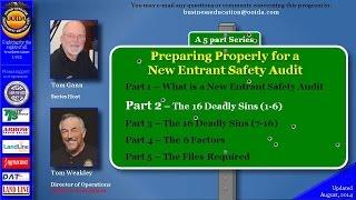 New Entrant Safety Audit Part 2 of 5