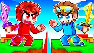 Nico vs Cash Bedwars In Roblox!