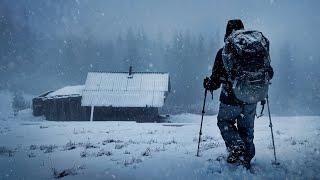 Trapped in an ABANDONED Cabin During a SNOWSTORM High in the Mountains!