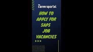 Here's how you can apply for SAPS job vacancies!