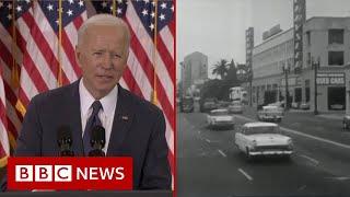 How Joe Biden's $2tn infrastructure plan ranks in US history - BBC News