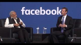PM Narendra Modi at Facebook Townhall with Mark Zuckerberg | Full Interview