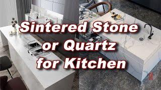 Sintered Stone or Quartz for Kitchen | MOREROOM STONE