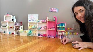 HAGO UNA TIENDA MINI CON ACCESORIOS  MINIATURA EN MI CUARTO (BEBÉS MINI , MINI BRATZ, MINI BARBIES)