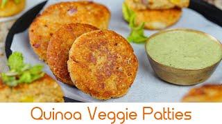 Quinoa Veggie Patties / क्विनोआ वेजी पैटी