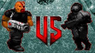 BFG Zombie Sarge (EX) vs Player 9 (EX) - Colorful Hell MOD: Monster Infighting - DOOM: RETRO ARENA