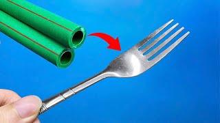 Millions of people don’t know this! Put a fork into a PPR pipe and see what happens | Holic Unknowns