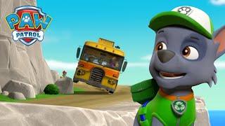 Os Cães salvam o autocarro turístico descontrolado e muito mais! Patrulha Pata PAW Patrol Português