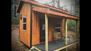 off grid cabin start to finish