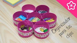 Organizador para escritorio en forma de flor - DecoAndCrafts