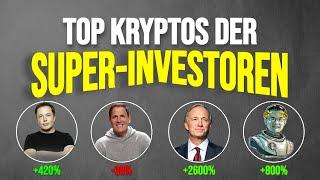 Diese Kryptos kaufen die SUPER Investoren!