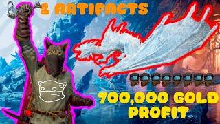 Solo HR Wyvern Made Me RICH - 2 Artifact Pulls | Dark and Darker Gameplay | Rogue | Bossing | PvP