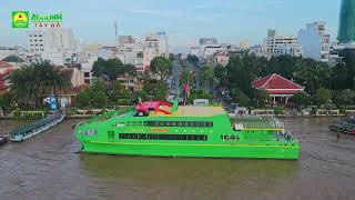 KHAI TRƯƠNG TUYẾN TÀU CAO TỐC MAI LINH CẦN THƠ CÔN ĐẢO NGÀY 16 7 2022