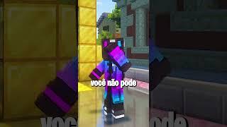  PEGUEI UM LADRÃO DO MAL NO MINECRAFT! #shorts