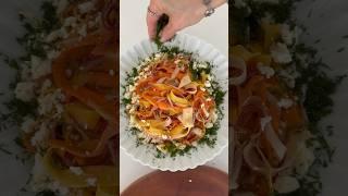 Carrots noodle salad recipe in the description ⤵️