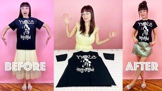 How to Resize a T-shirt Including Sleeves The Easy Way | Sew Anastasia