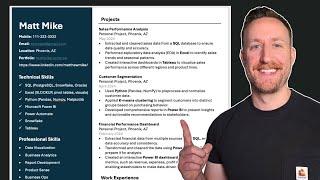 Create a Job-Winning Data Analyst Resume | FREE Templates