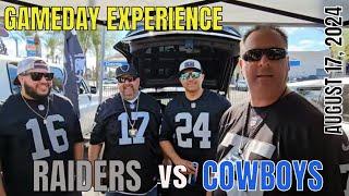 Las Vegas Raiders vs Dallas Cowboys Gameday Experience 08 17 2024