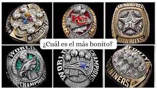 TODOS los ANILLOS de SUPER BOWL | Análisis de todos los detalles.