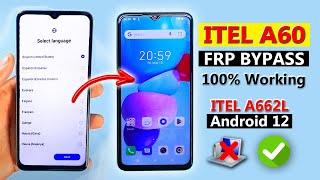 itel a60 frp bypass, itel a60 android 12 frp bypass, itel A662L frp bypass