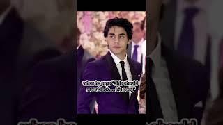 Pov: Aryan says he loves black. #aryankhan