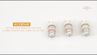 Auxbeam® T20 7443 7440 White Amber Red LED Backup Reverse Turn Signal Side Maker Brake Tail Lights