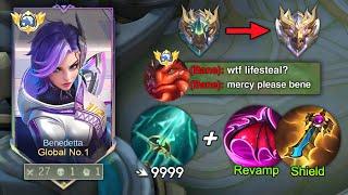 THIS IS WHAT HAPPENS WHEN GLOBAL BENEDETTA BACK TO EPIC GLORY  NEW META BUILD | MOBILE LEGENDS