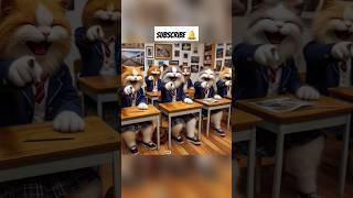 Orphan Kitten bullied at School  #cat #kitten #kucing #catlovers #viralcat