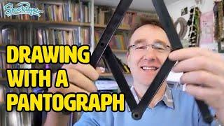 How to draw bigger and smaller with a pantograph