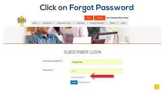 How to Reset Your Password on SITI Website?