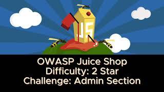OWASP Juice Shop Admin Section