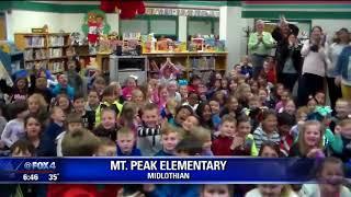 Evan visits Mt. Peak Elementary