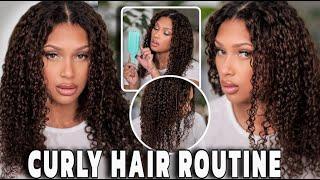 BEST CURLY HAIR ROUTINE FOR CURLY WIGS