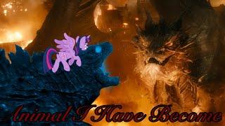 Godzilla And Twilight Sparkle Vs Smaug(Random Idea)