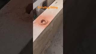 SS Steel railing fitting in house/how to make SS railing fitting and installation