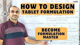 How To Design a Tablet Formulation