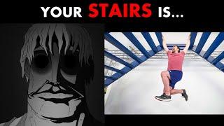 When You USE this STAIRS, All Ending of Mr incredible meme