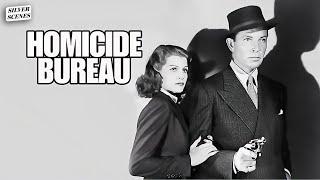 Homicide Bureau (ft. Rita Hayworth) | Full Movie | Silver Scenes