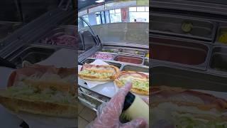 Subway Sandwiches POV Two Toasted BMTs With Mayo & Chipotle with Dippers