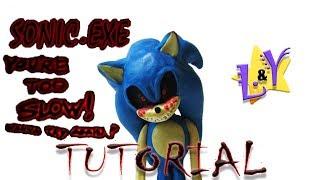 Как слепить Соника Экзе из пластилина Туториал Sonic exe from clay Tutorial