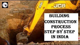 Building / House Construction Process step by step Upto SLAB