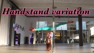 Exotic pole trick tutorial - Handstand variation - Narumi Lin