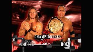 Story of The Rock vs. Chris Jericho | No Mercy 2001