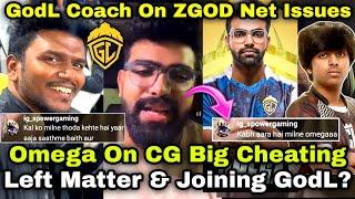 GodL Coach On Nodwin Big Mistake CG Omega Live On CG Cheat In End Moment& Joining GodLike? SPower