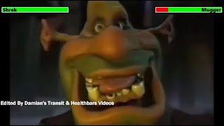 Shrek (1995) I Feel Good Animation Test with healthbars