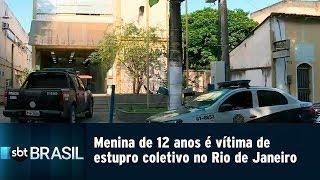 Menina de 12 anos é vítima de estupro coletivo no Rio de Janeiro | SBT Brasil (27/03/19)