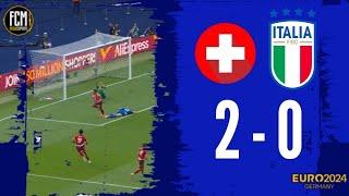Svizzera Italia 2-0 ||| Umiliazione in diretta tv per la  Nazionale di Spalletti  || Euro 2024