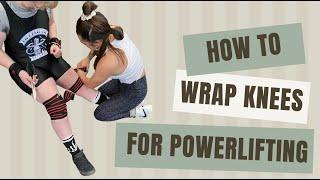 How I Wrap Knees For Powerlifting